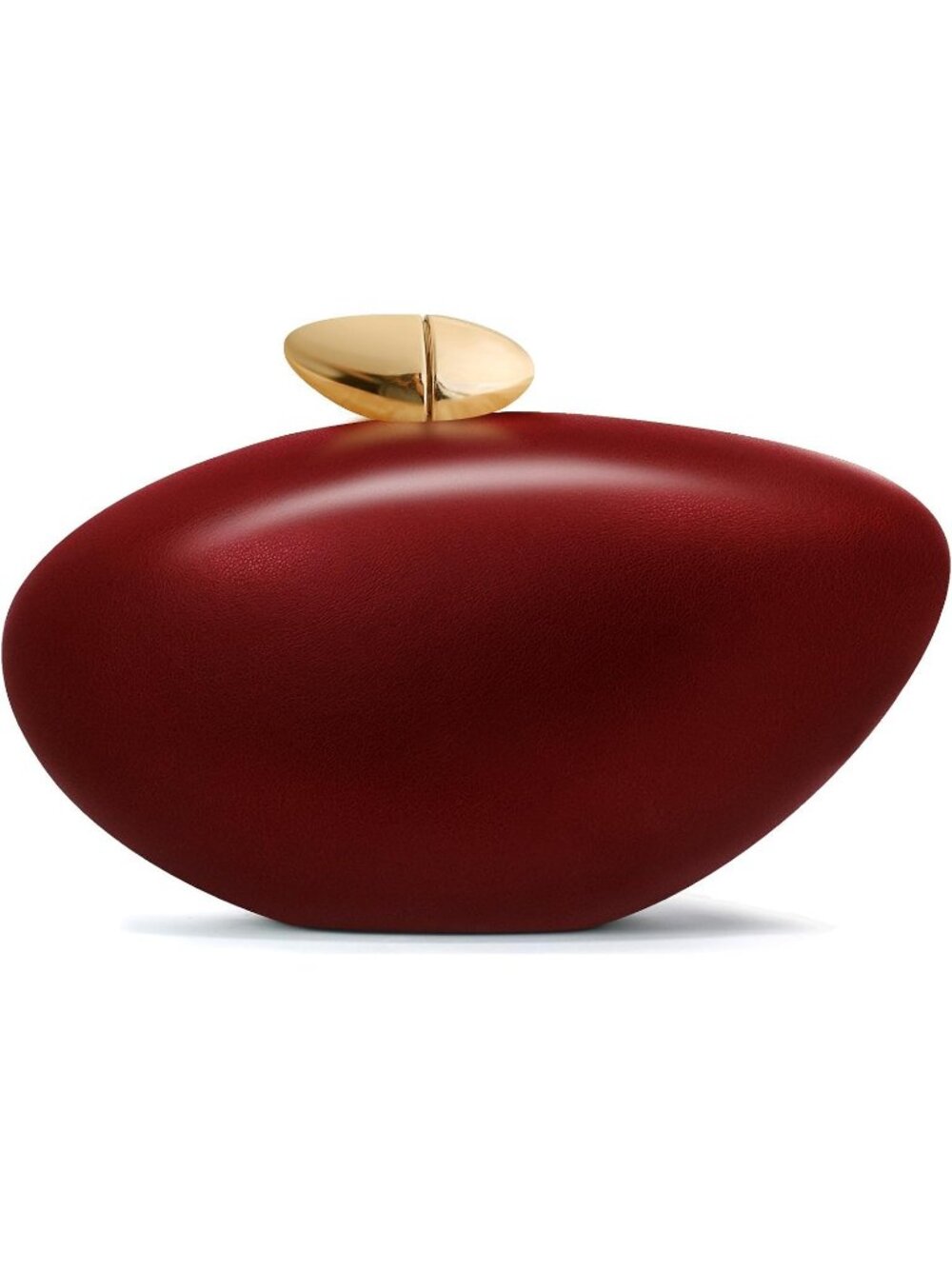 Women Leather Red Marble Acrylic Clutch with Chain Purse Formal Bag